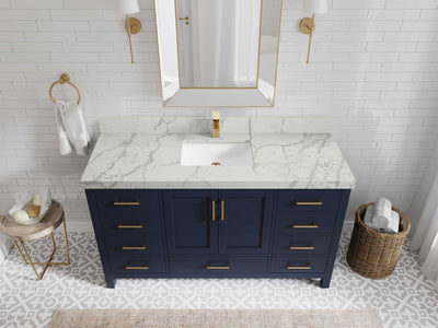 Malibu 60 in. W x 22 in. D Single Sink Bathroom Vanity - Willow Bath and Vanity