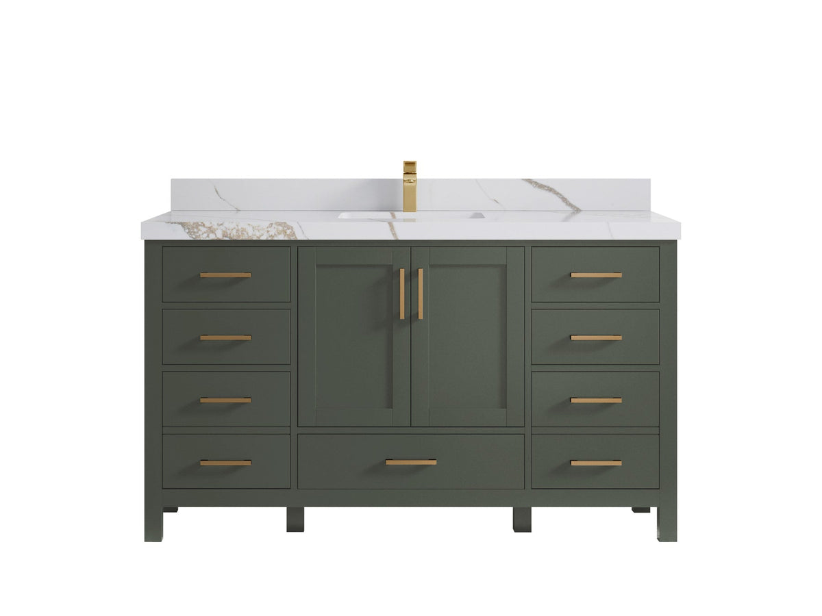 Malibu 60 in. W x 22 in. D Single Sink Bathroom Vanity - Willow Bath and Vanity