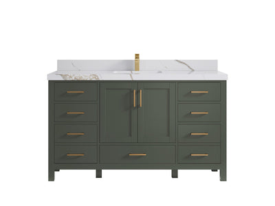 Malibu 60 in. W x 22 in. D Single Sink Bathroom Vanity - Willow Bath and Vanity