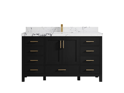 Malibu 60 in. W x 22 in. D Single Sink Bathroom Vanity - Willow Bath and Vanity