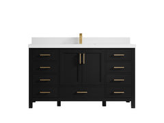 Malibu 60 in. W x 22 in. D Single Sink Bathroom Vanity - photo 45