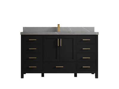 Malibu 60 in. W x 22 in. D Single Sink Bathroom Vanity - Willow Bath and Vanity