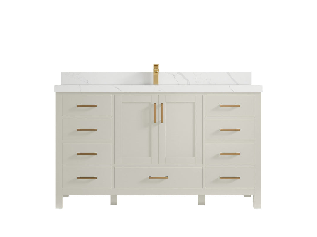 Malibu 60 in. W x 22 in. D Single Sink Bathroom Vanity - Willow Bath and Vanity