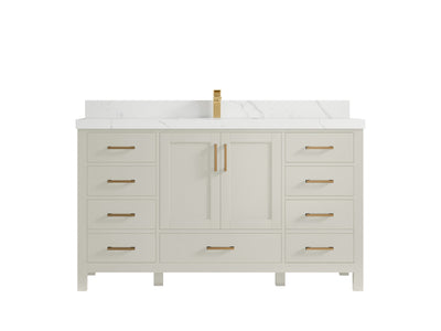 Malibu 60 in. W x 22 in. D Single Sink Bathroom Vanity - Willow Bath and Vanity