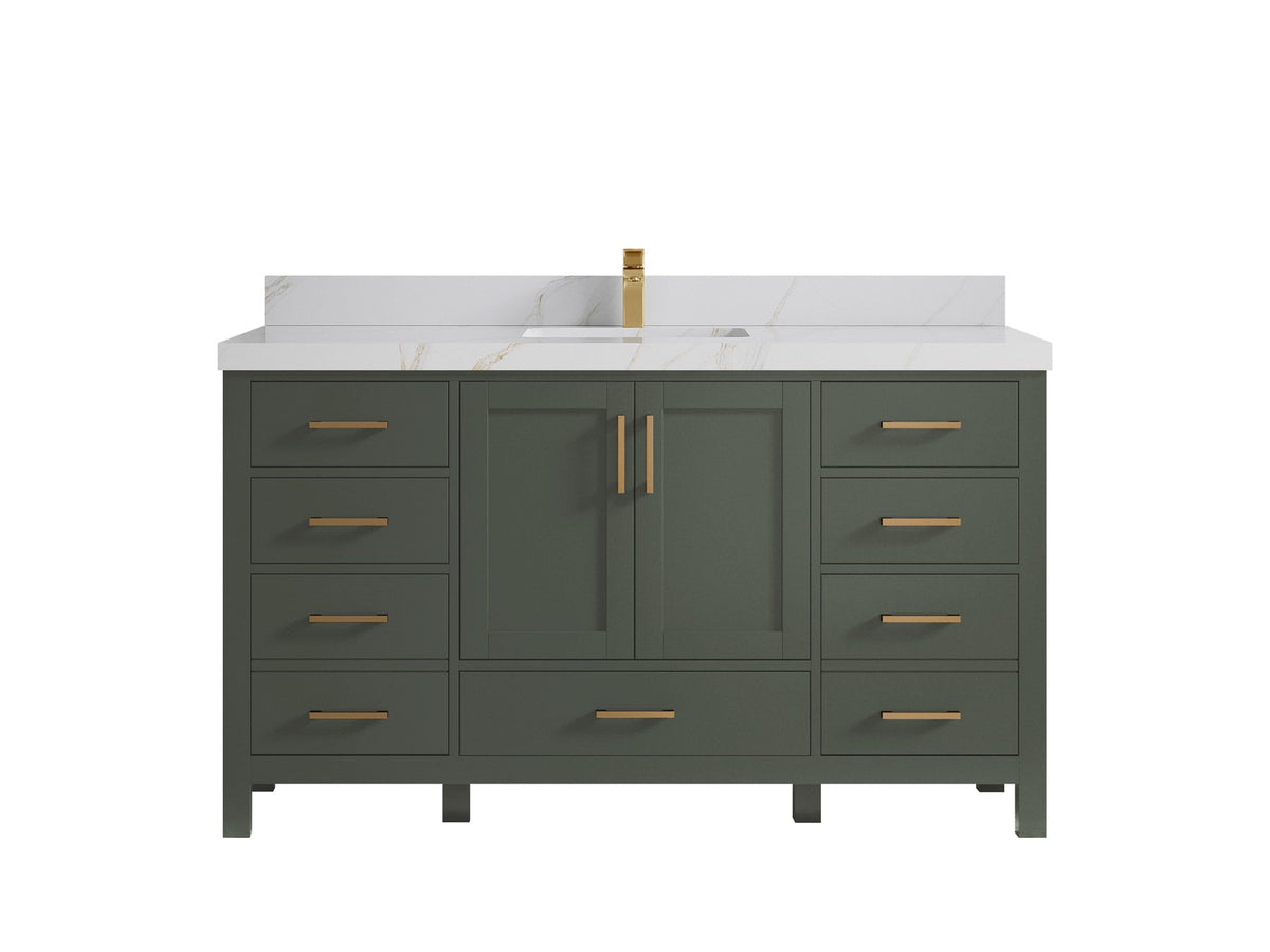 Malibu 60 in. W x 22 in. D Single Sink Bathroom Vanity - Willow Bath and Vanity