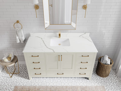 Malibu 60 in. W x 22 in. D Single Sink Bathroom Vanity - Willow Bath and Vanity