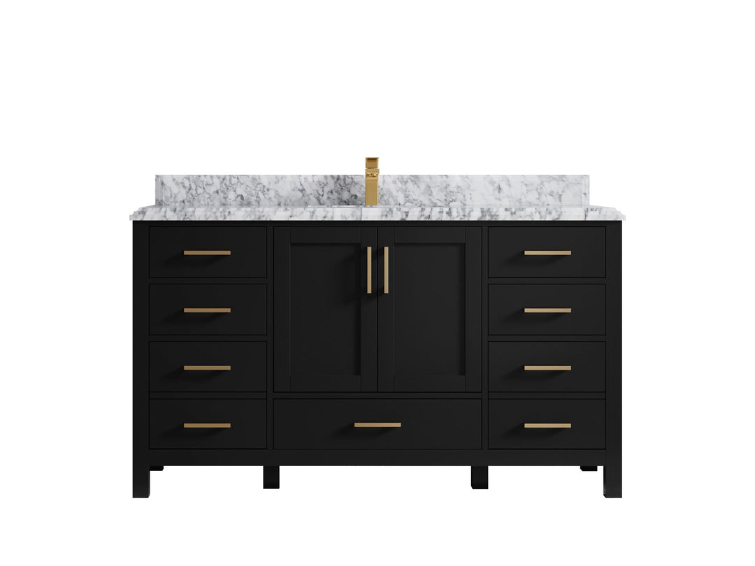Malibu 60 in. W x 22 in. D Single Sink Bathroom Vanity - Willow Bath and Vanity