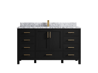 Malibu 60 in. W x 22 in. D Single Sink Bathroom Vanity - Willow Bath and Vanity