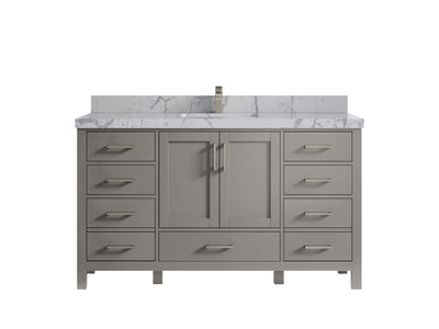 Malibu 60 in. W x 22 in. D Single Sink Bathroom Vanity - Willow Bath and Vanity