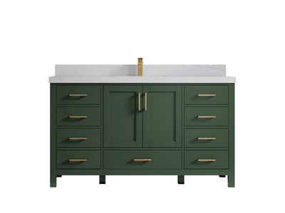 Malibu 60 in. W x 22 in. D Single Sink Bathroom Vanity - Willow Bath and Vanity