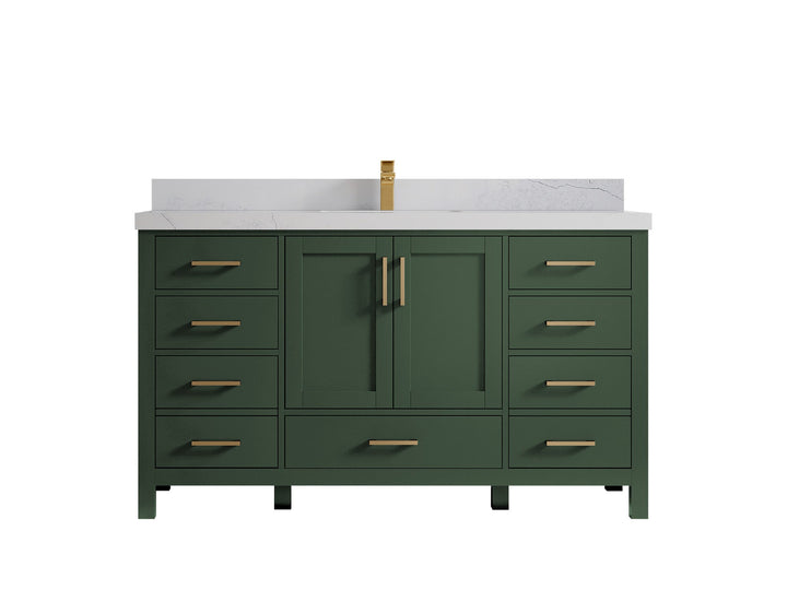 Malibu 60 in. W x 22 in. D Single Sink Bathroom Vanity - photo 1