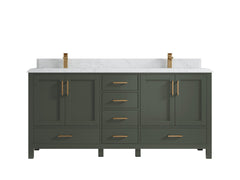 Malibu 72 in. W x 22 in. D Double Sink Bathroom Vanity - photo 26