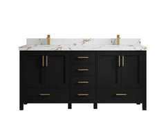 Malibu 72 in. W x 22 in. D Double Sink Bathroom Vanity - photo 36