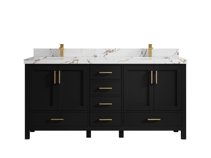 Malibu 72 in. W x 22 in. D Double Sink Bathroom Vanity - photo 36