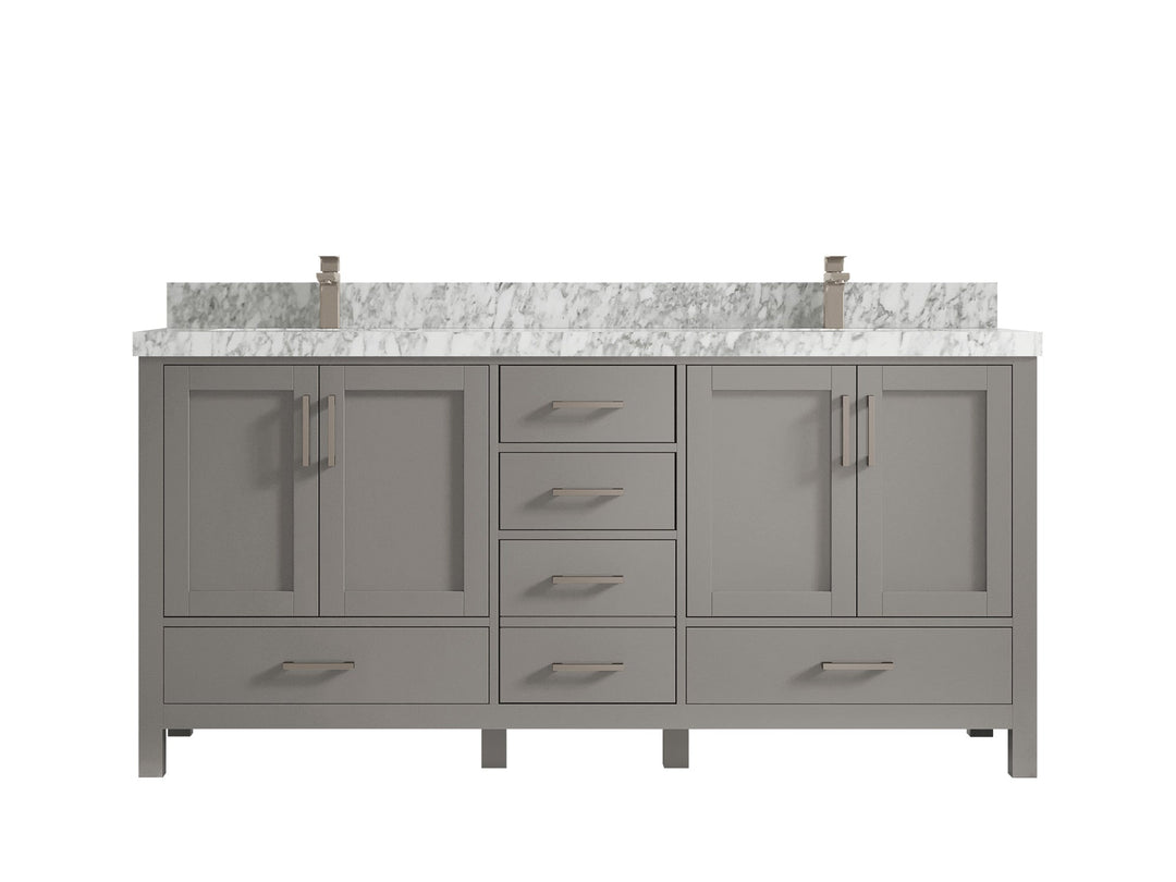Malibu 72 in. W x 22 in. D Double Sink Bathroom Vanity - Willow Bath and Vanity