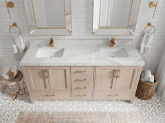 Malibu 72 in. W x 22 in. D Double Sink Bathroom Vanity - photo 11