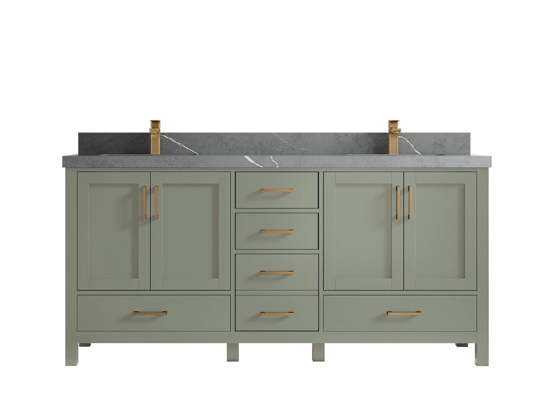 Malibu 72 in. W x 22 in. D Double Sink Bathroom Vanity - Willow Bath and Vanity