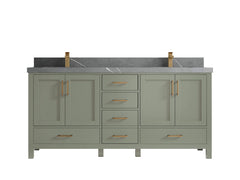 Malibu 72 in. W x 22 in. D Double Sink Bathroom Vanity - photo 35