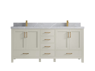 Malibu 72 in. W x 22 in. D Double Sink Bathroom Vanity - Willow Bath and Vanity