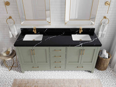 Malibu 72 in. W x 22 in. D Double Sink Bathroom Vanity - photo 10