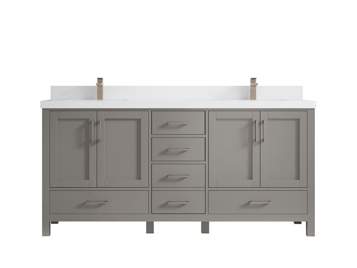 Malibu 72 in. W x 22 in. D Double Sink Bathroom Vanity - photo 45