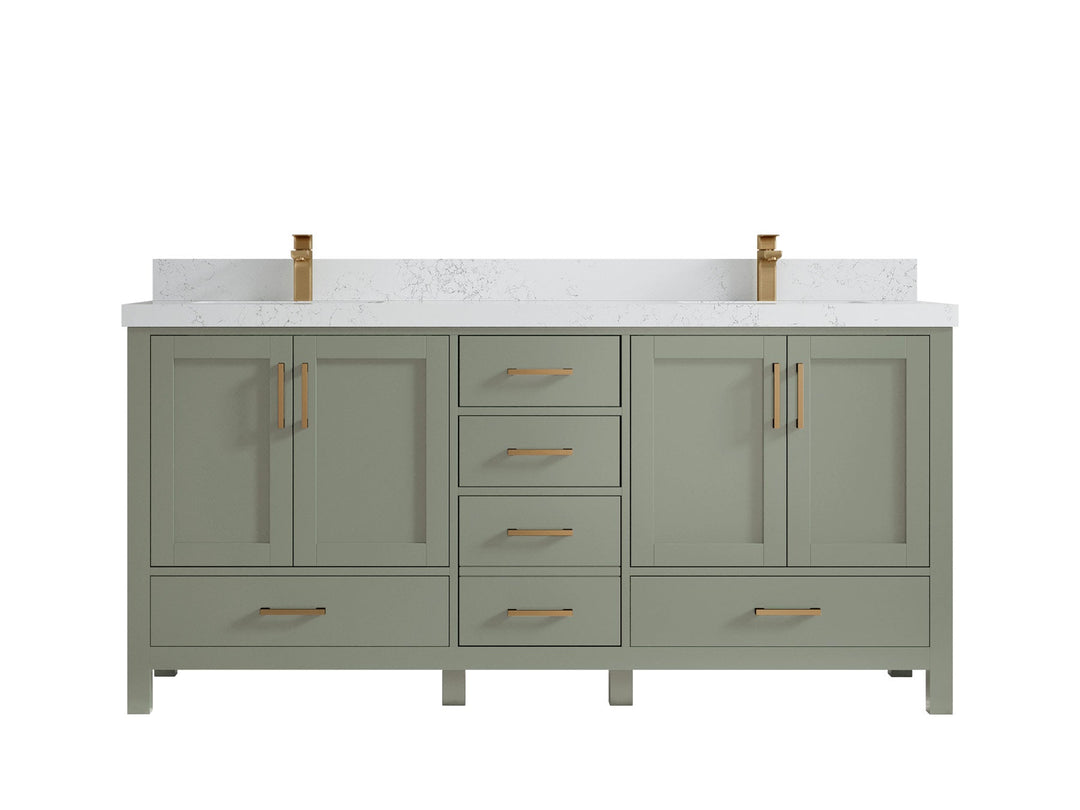 Malibu 72 in. W x 22 in. D Double Sink Bathroom Vanity - Willow Bath and Vanity