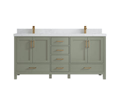 Malibu 72 in. W x 22 in. D Double Sink Bathroom Vanity - photo 31