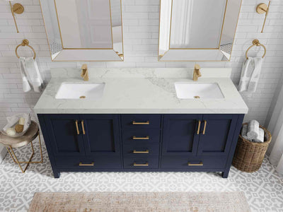 Malibu 72 in. W x 22 in. D Double Sink Bathroom Vanity - Willow Bath and Vanity