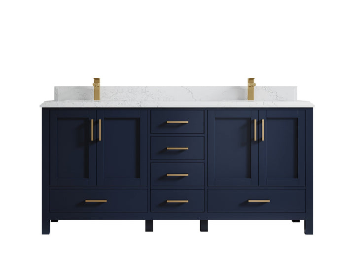 Malibu 72 in. W x 22 in. D Double Sink Bathroom Vanity - photo 27