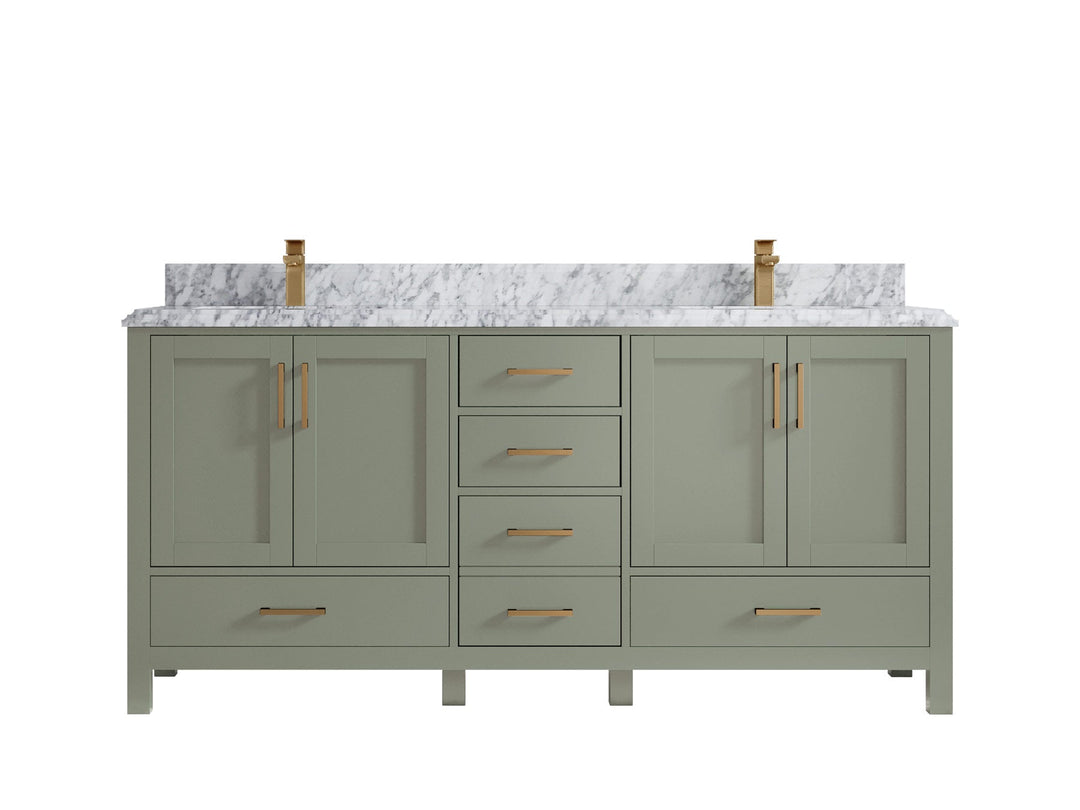 Malibu 72 in. W x 22 in. D Double Sink Bathroom Vanity - Willow Bath and Vanity