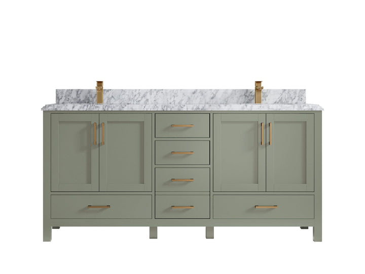 Malibu 72 in. W x 22 in. D Double Sink Bathroom Vanity - photo 23
