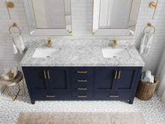 Malibu 72 in. W x 22 in. D Double Sink Bathroom Vanity - photo 10
