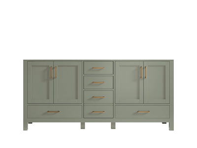 Malibu 72 in. W x 22 in. D Double Sink Bathroom Vanity - Willow Bath and Vanity