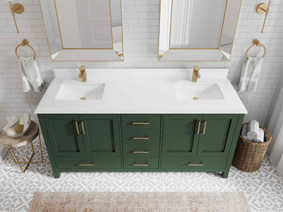 Malibu 72 in. W x 22 in. D Double Sink Bathroom Vanity - Willow Bath and Vanity