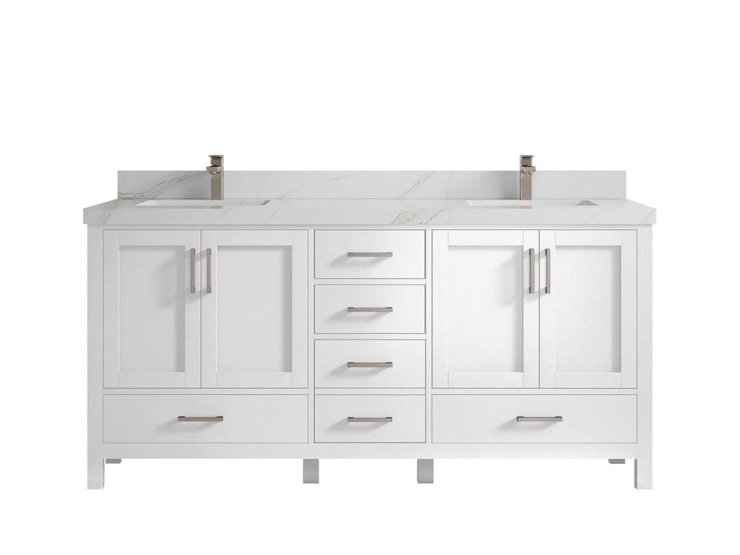 Malibu 72 in. W x 22 in. D Double Sink Bathroom Vanity - Willow Bath and Vanity