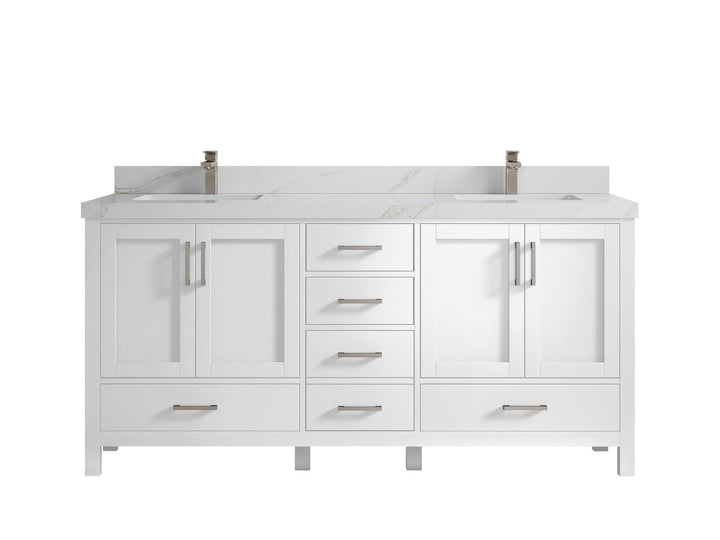 Malibu 72 in. W x 22 in. D Double Sink Bathroom Vanity - photo 21