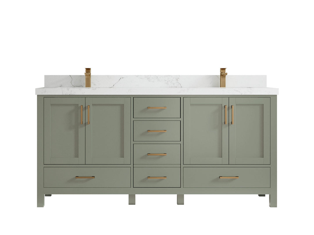 Malibu 72 in. W x 22 in. D Double Sink Bathroom Vanity - Willow Bath and Vanity