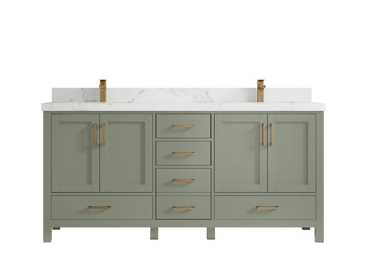Malibu 72 in. W x 22 in. D Double Sink Bathroom Vanity - photo 17