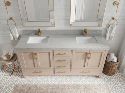 Malibu 72 in. W x 22 in. D Double Sink Bathroom Vanity - Willow Bath and Vanity