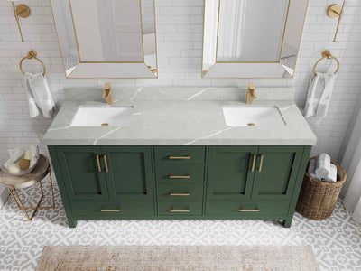Malibu 72 in. W x 22 in. D Double Sink Bathroom Vanity - Willow Bath and Vanity