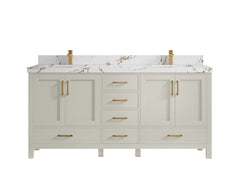 Malibu 72 in. W x 22 in. D Double Sink Bathroom Vanity - photo 35