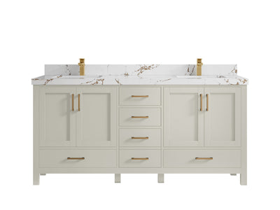Malibu 72 in. W x 22 in. D Double Sink Bathroom Vanity - Willow Bath and Vanity