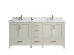 Malibu 72 in. W x 22 in. D Double Sink Bathroom Vanity - photo 39