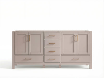 Malibu 72 in. W x 22 in. D Double Sink Bathroom Vanity - Willow Bath and Vanity