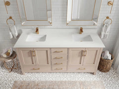 Malibu 72 in. W x 22 in. D Double Sink Bathroom Vanity - photo 16