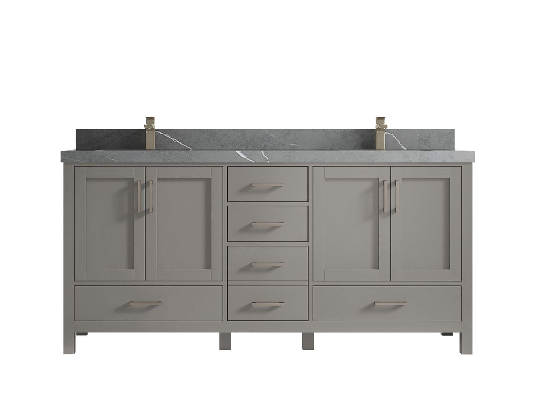 Malibu 72 in. W x 22 in. D Double Sink Bathroom Vanity - Willow Bath and Vanity