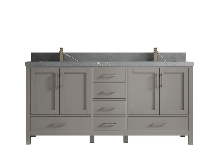 Malibu 72 in. W x 22 in. D Double Sink Bathroom Vanity - photo 35
