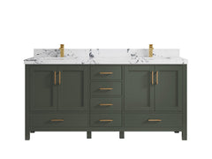 Malibu 72 in. W x 22 in. D Double Sink Bathroom Vanity - photo 40