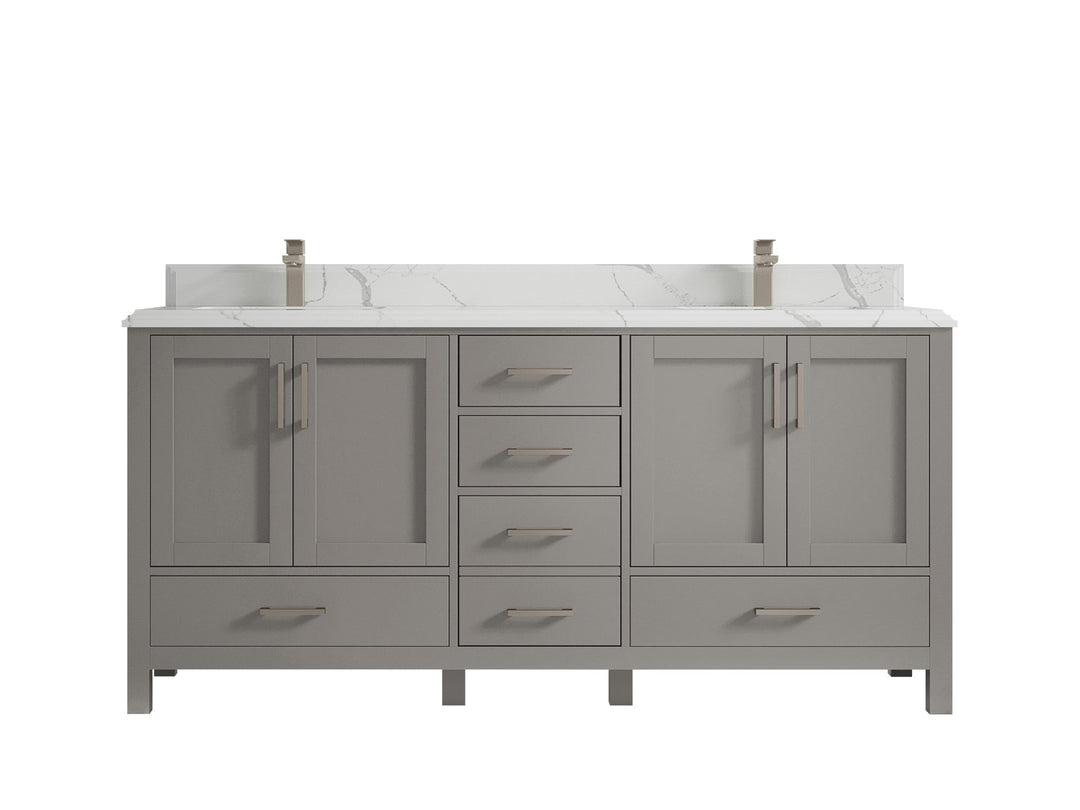 Malibu 72 in. W x 22 in. D Double Sink Bathroom Vanity - Willow Bath and Vanity