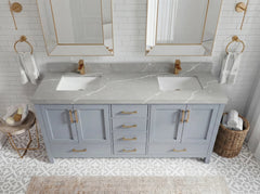 Malibu 72 in. W x 22 in. D Double Sink Bathroom Vanity - photo 18